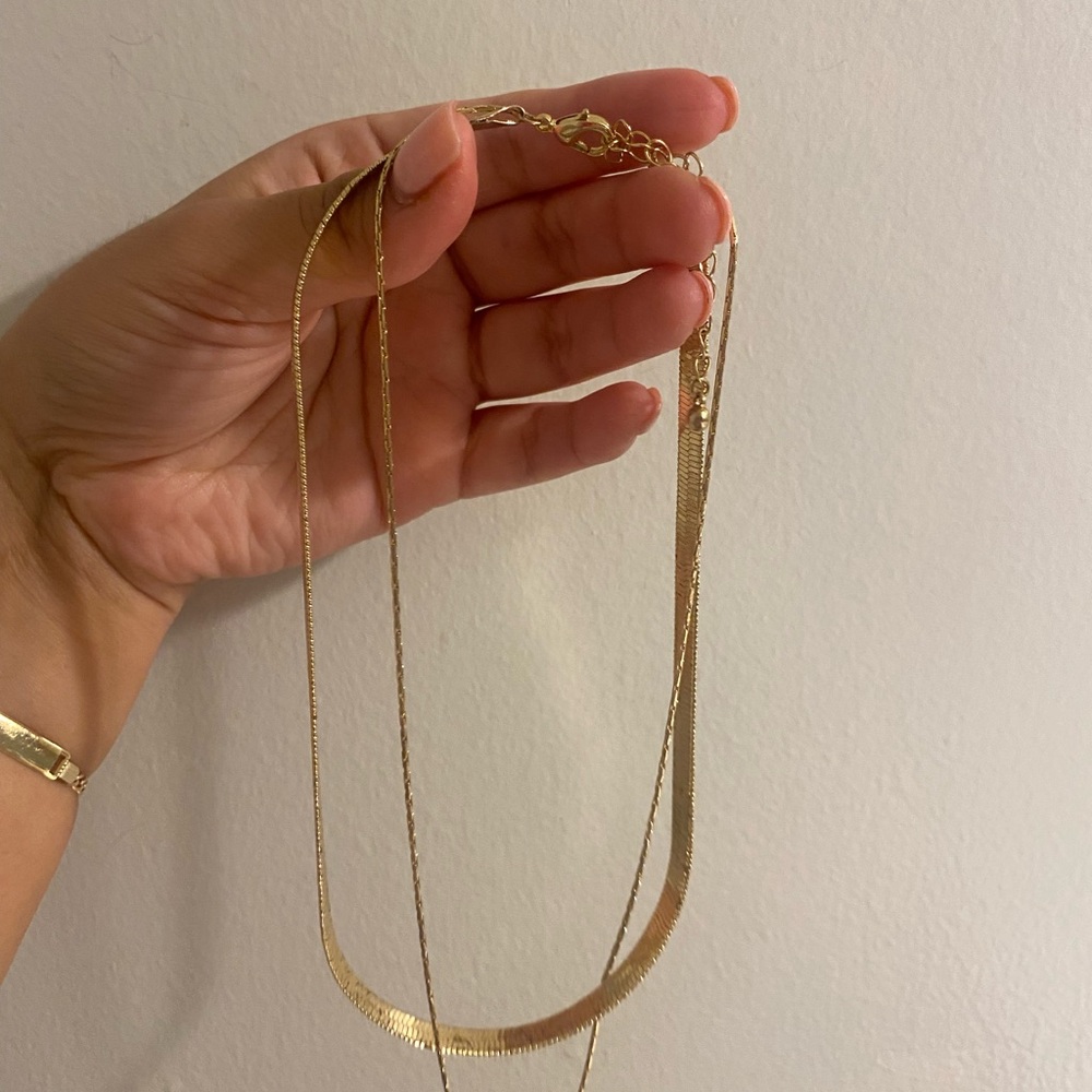 Windsor Elegant Gold Layered Necklace Chain